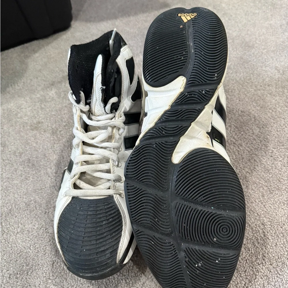Adidas Black and White Sneakers - Picture 4 of 5